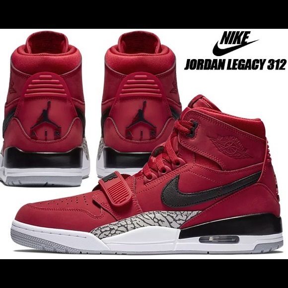 nike jordan legacy 312 red